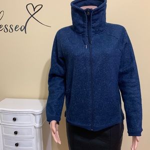 Avia baggy fleece zip up jacket. New.